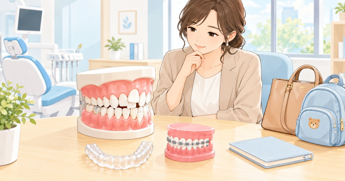 30代・40代の歯列矯正は遅い?仕事と育児を続けながら考える
