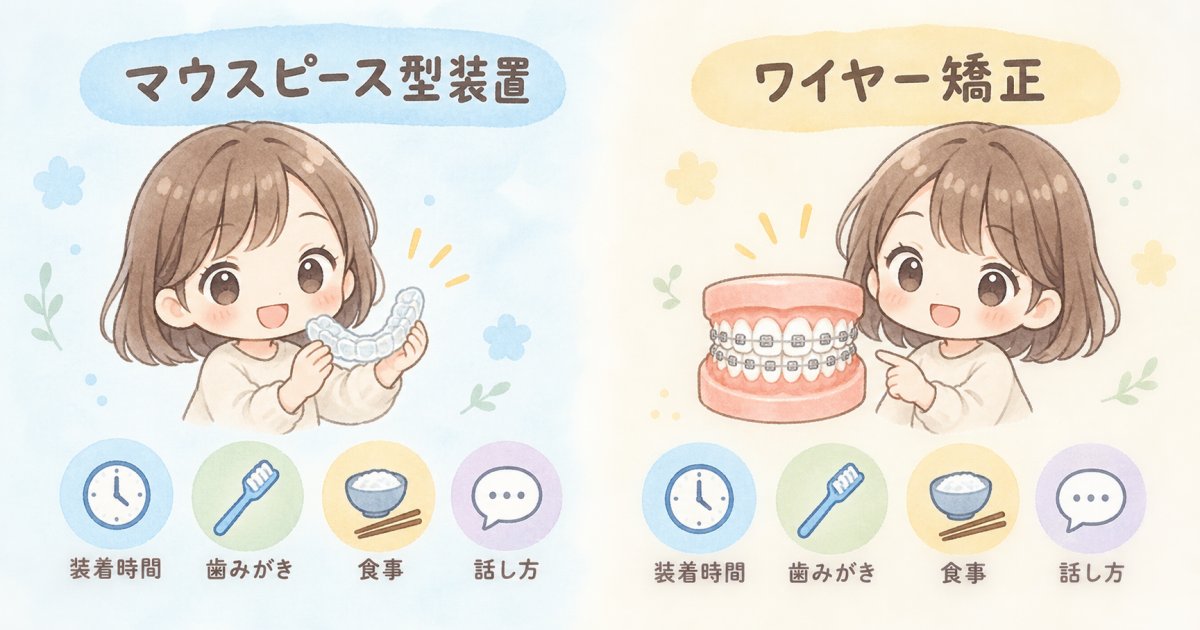 会議と育児を続けながら選ぶ、マウスピース型装置とワイヤー矯正
